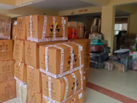 Secure storage warehouse for household and office goods